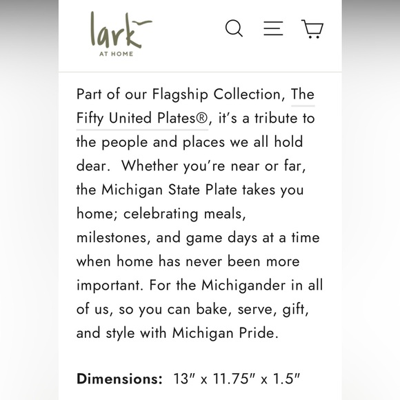 Michigan Shaped Baking Dish Set by Lark At Home - Picture 14 of 16